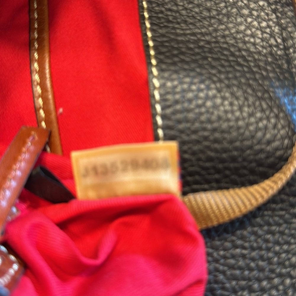 Dooney & Bourke (Authentic) Pebble Leather Shoulder Handbag - Picture 15 of 16
